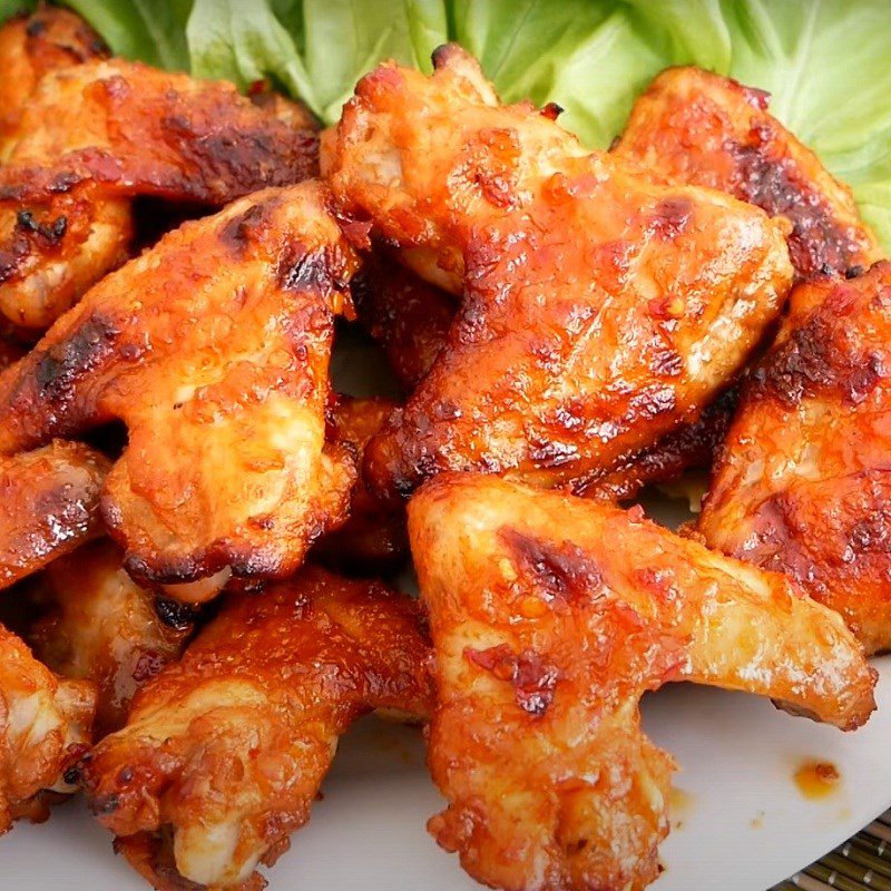 Step 4 Final Product Honey Grilled Chicken Wings
