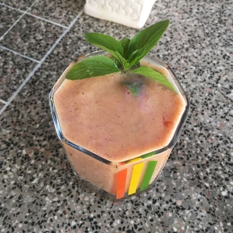 Step 3 Final Product Jackfruit and breast milk smoothie