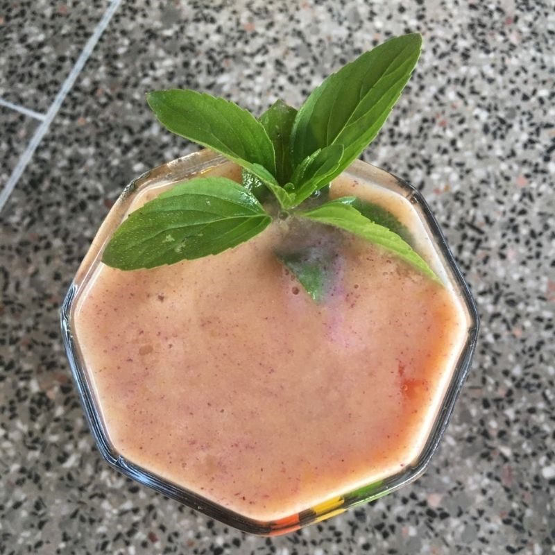 Step 3 Final Product Jackfruit and breast milk smoothie