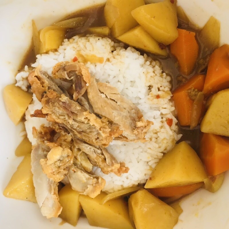 Step 5 Final product Japanese curry rice