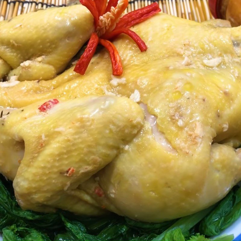 Step 4 Final Product Steamed Chicken with Fermented Tofu