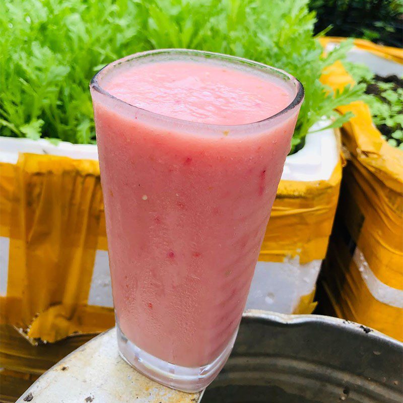 Step 3 Final Product Pear Tomato Smoothie