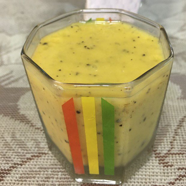 Step 3 Finished Product Mango Passion Fruit Smoothie
