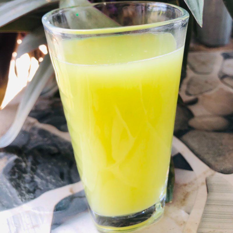 Step 4 Final Product Pumpkin juice using a blender