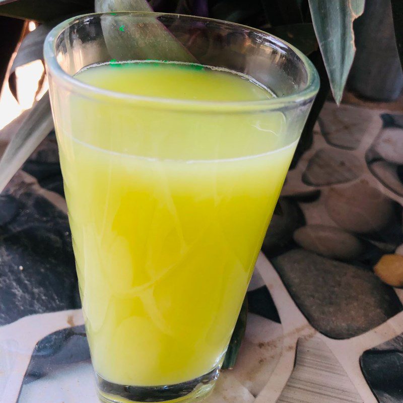 Step 4 Final Product Pumpkin juice using a blender