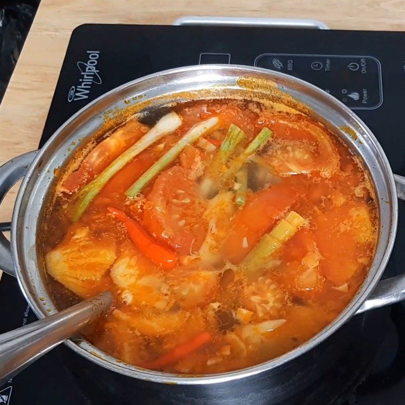 Step 5 Final product Fish noodle soup