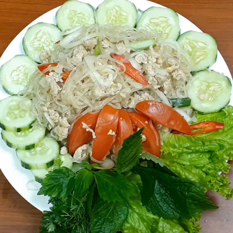 Step 6 Final Product Sweet and sour vermicelli