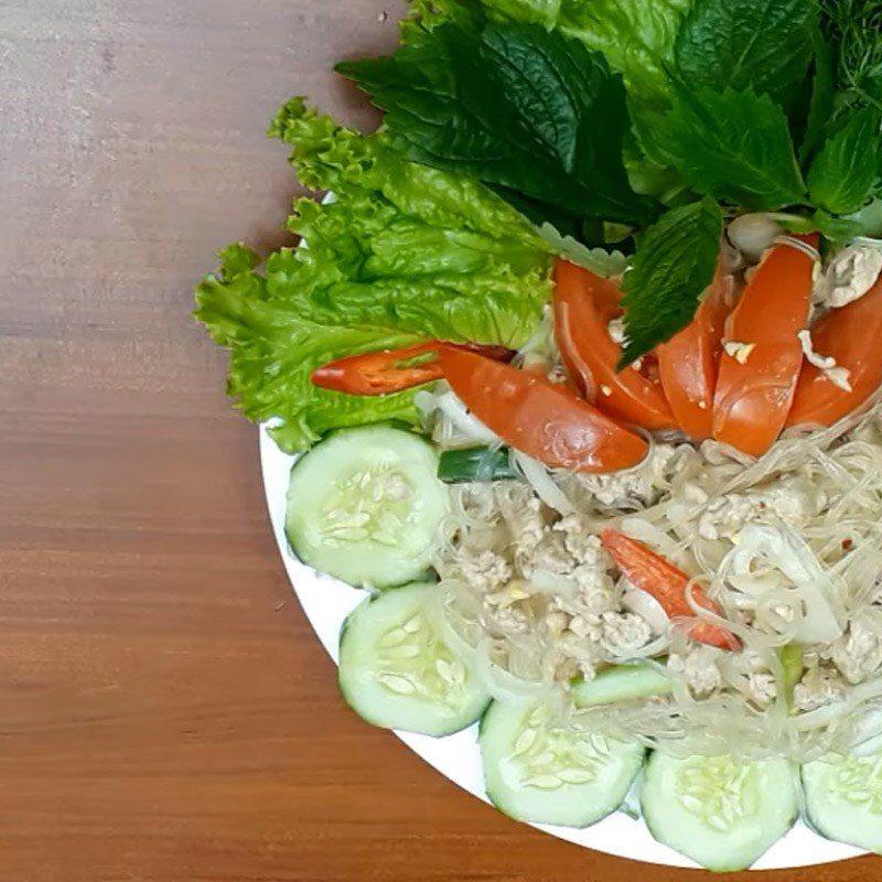 Step 6 Final Product Sweet and sour vermicelli
