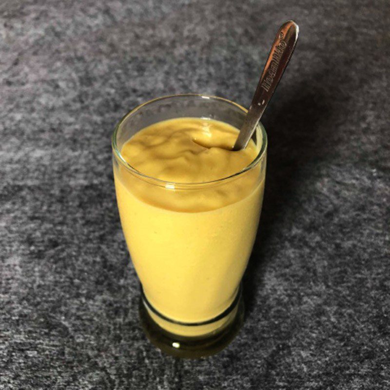 Step 3 Final product of sapoche avocado smoothie