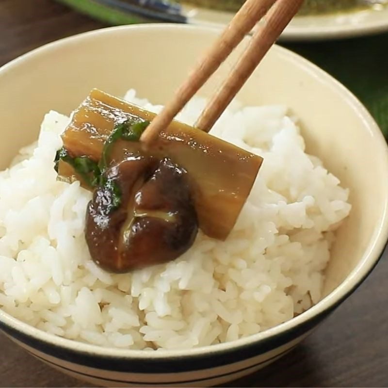 Step 4 Final product Vegetarian stewed eggplant with tofu