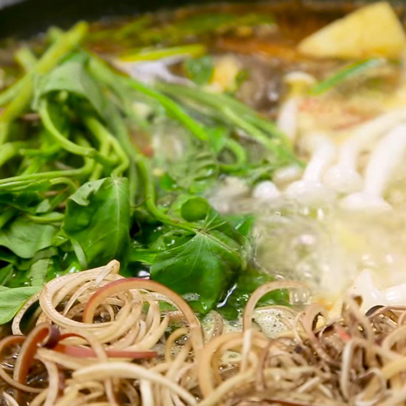 Step 6 Final Product Spicy Bamboo Shoot Beef Tendon Hot Pot