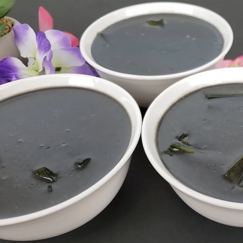 Step 4 Finished Product Chinese Black Sesame Pudding