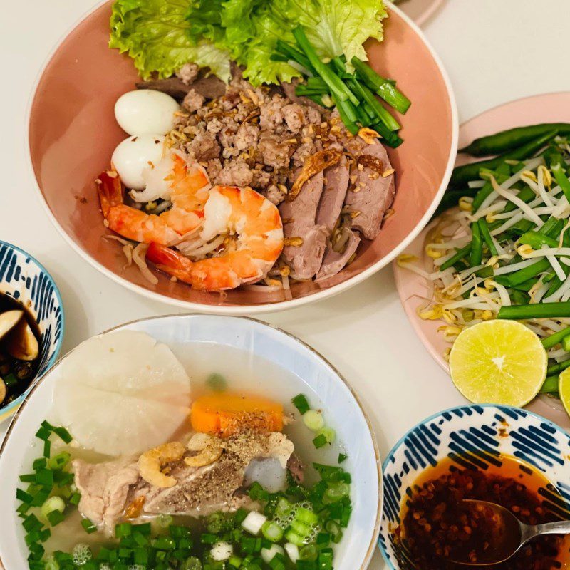 Step 9 Finished product Dry rice vermicelli (recipe shared by user)