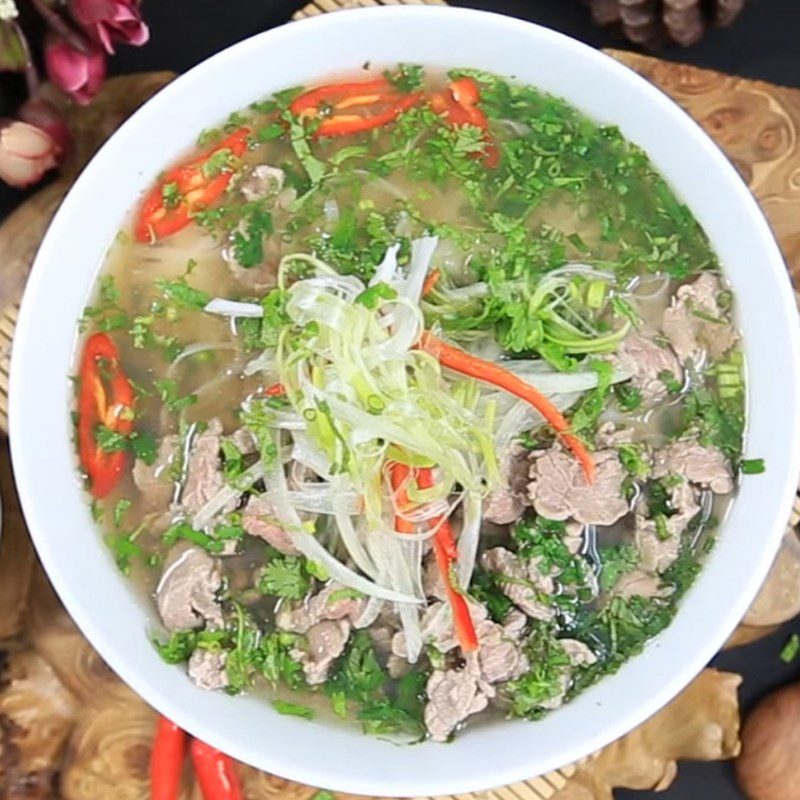 Step 5 Final product Pork bone pho