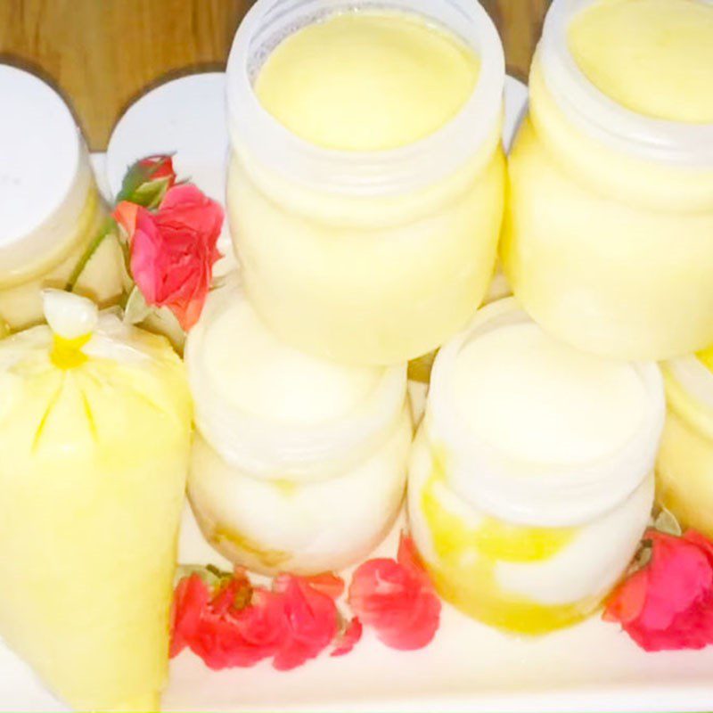 Step 6 Final product Mango yogurt