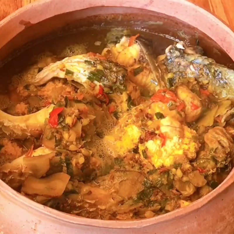 Step 5 Final Product Braised Carp with Galangal and Turmeric