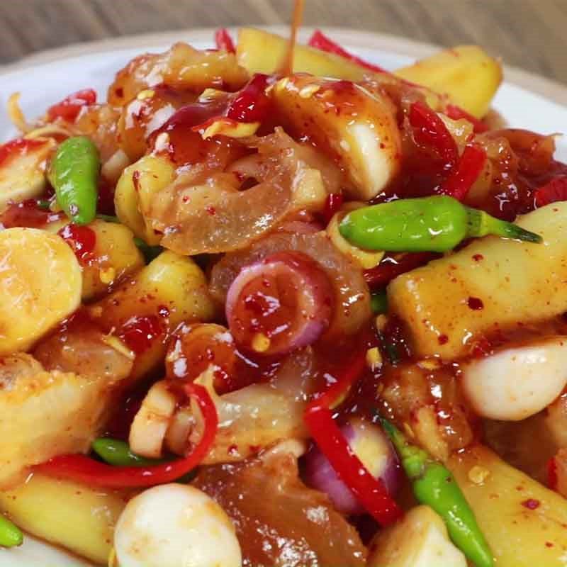 Step 5 Final Product Sweet and Sour Beef Tendon