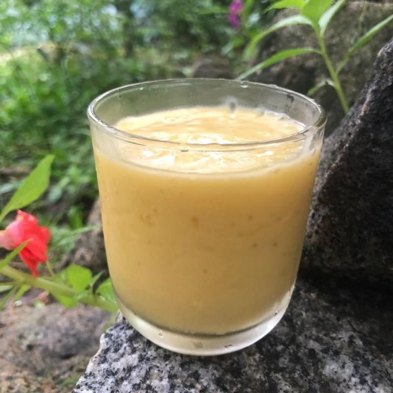 Step 3 Final Product Banana Mango Yogurt Smoothie