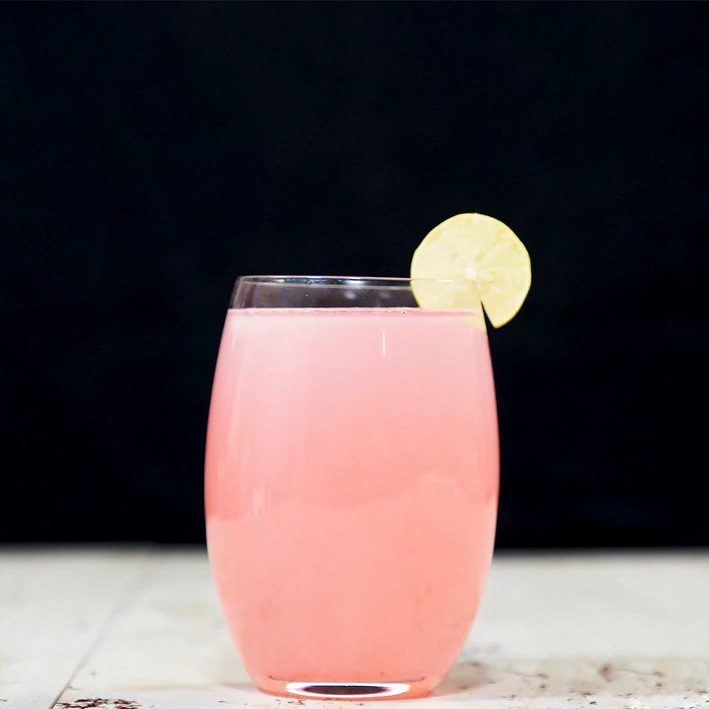 Step 3 Final product Lychee rose soda