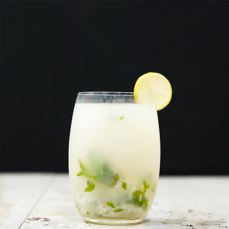 Step 4 Final Product for Lychee Mint Soda