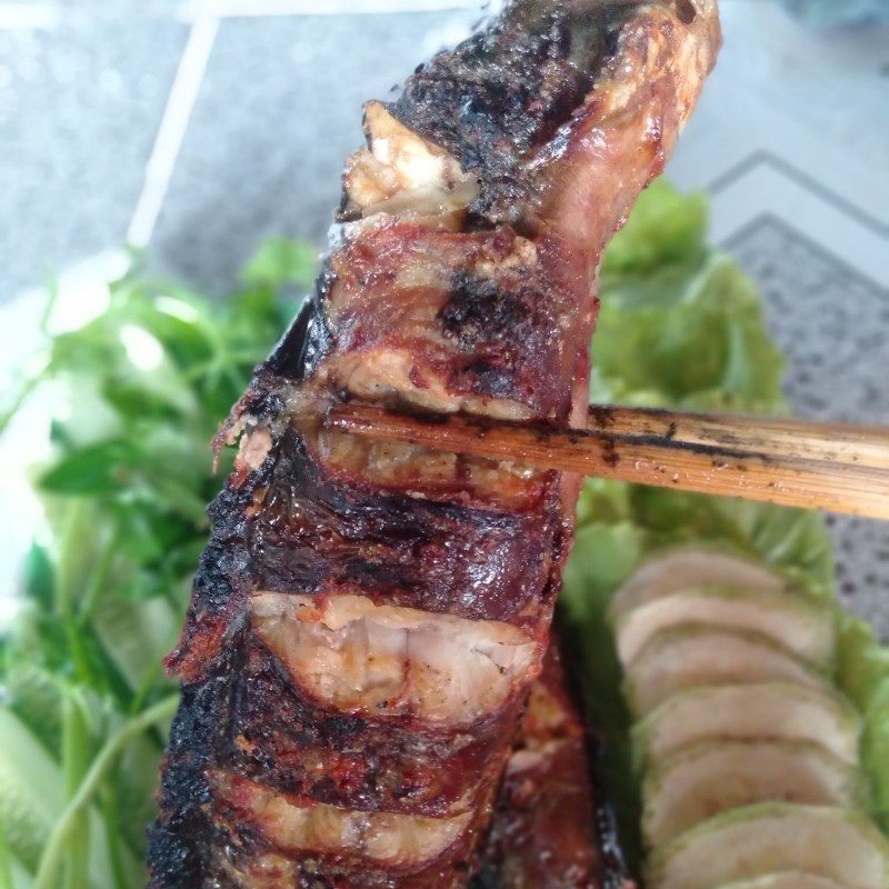 Step 4 Finished Product Grilled Catfish with Salt and Chili