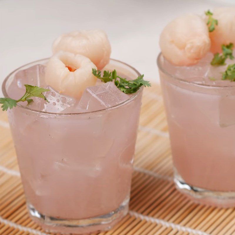 Step 4 Final product Lychee soda