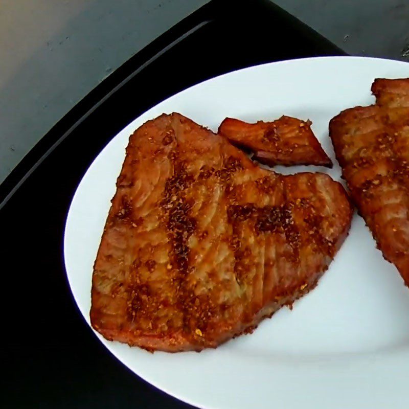 Step 4 Final Product Grilled Tuna with Satay