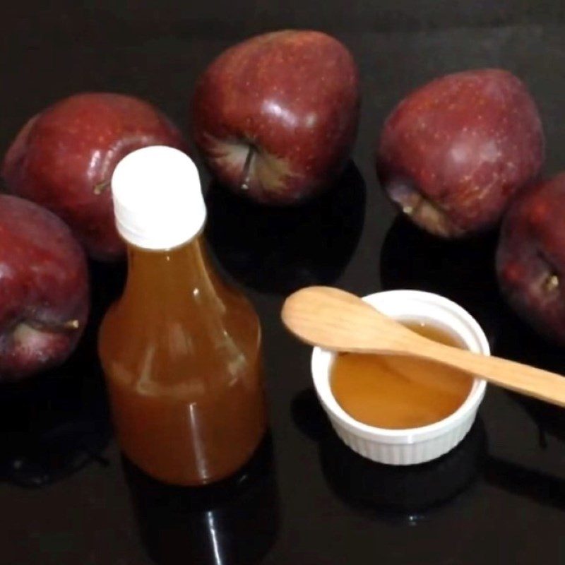 Step 5 Final product Apple cinnamon syrup