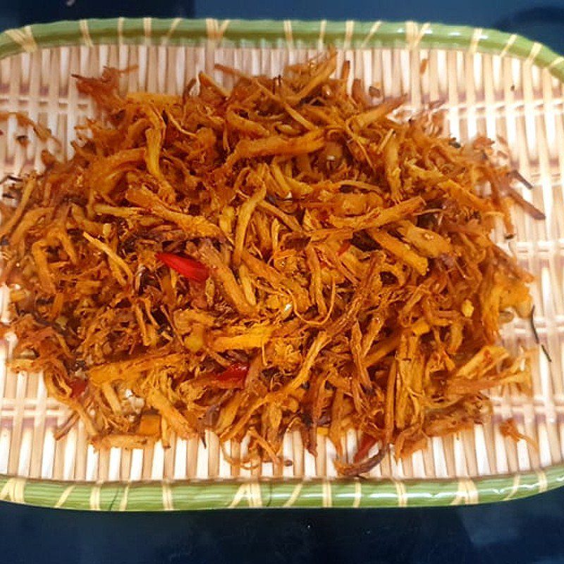 Step 5 Finished Product Dried pork seasoned and shredded (Recipe shared by user)
