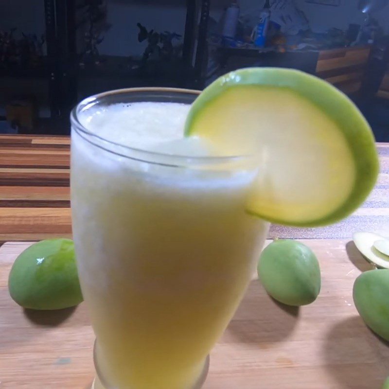 Step 3 Final Product Green Mango Smoothie