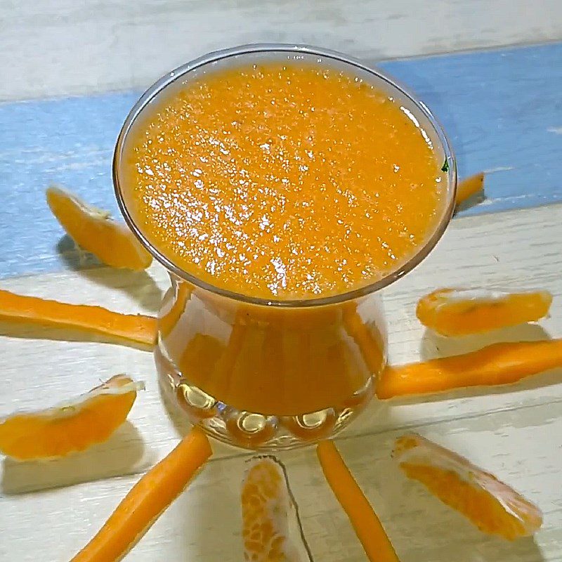 Step 3 Finished product Tomato Carrot Orange Smoothie