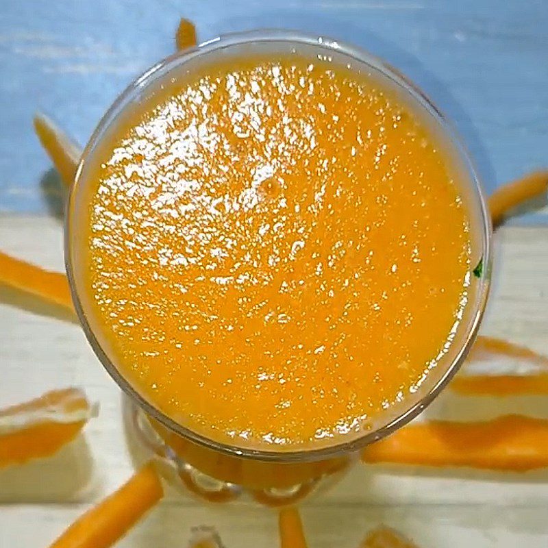 Step 3 Finished product Tomato Carrot Orange Smoothie