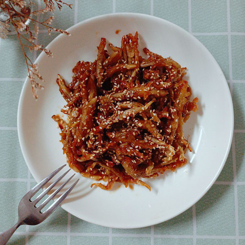 Step 4 Final Product Vegetarian Anchovies with Pepper