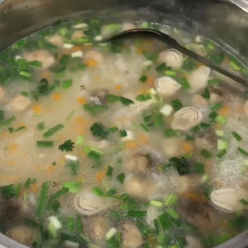 Step 5 Final product Clam porridge