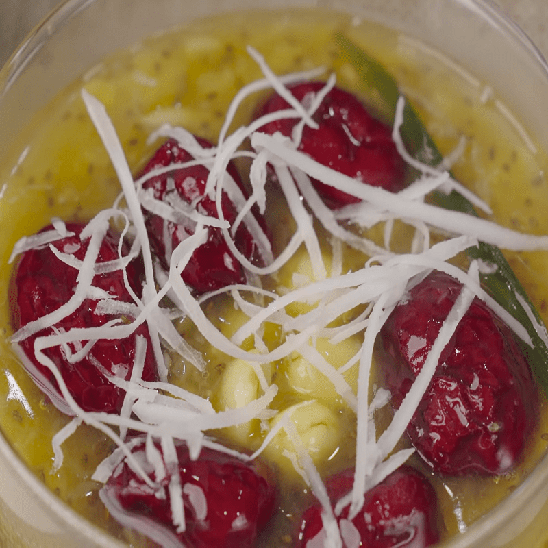 Step 5 Finished product of Green Bean and Lotus Seed with Red Apple