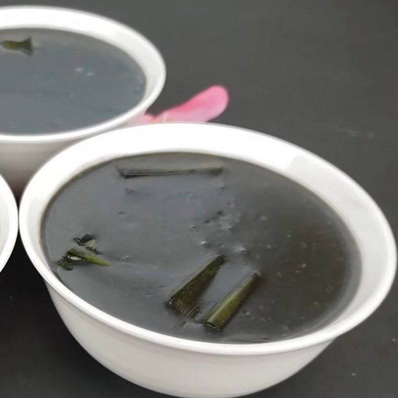 Step 4 Finished Product Chinese Black Sesame Pudding