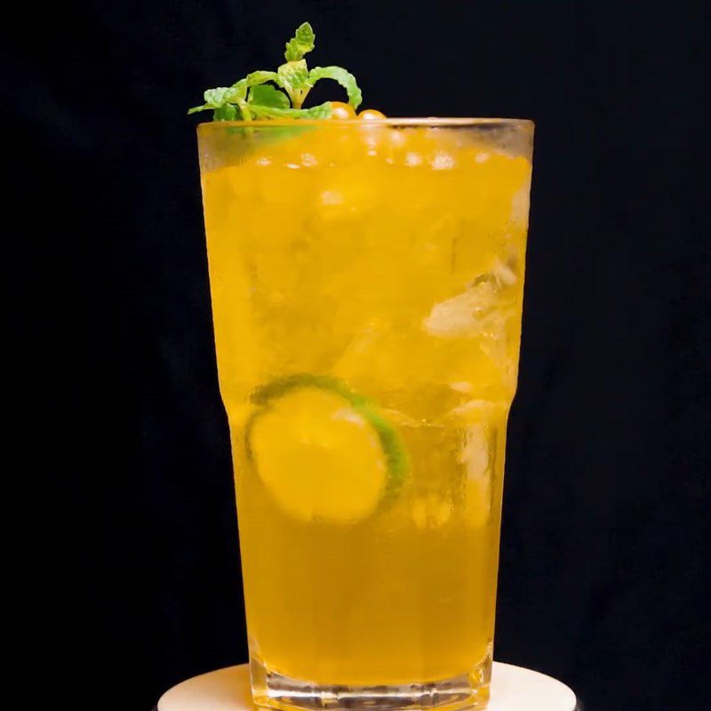 Step 3 Finished Product of Lychee Lemon Tea