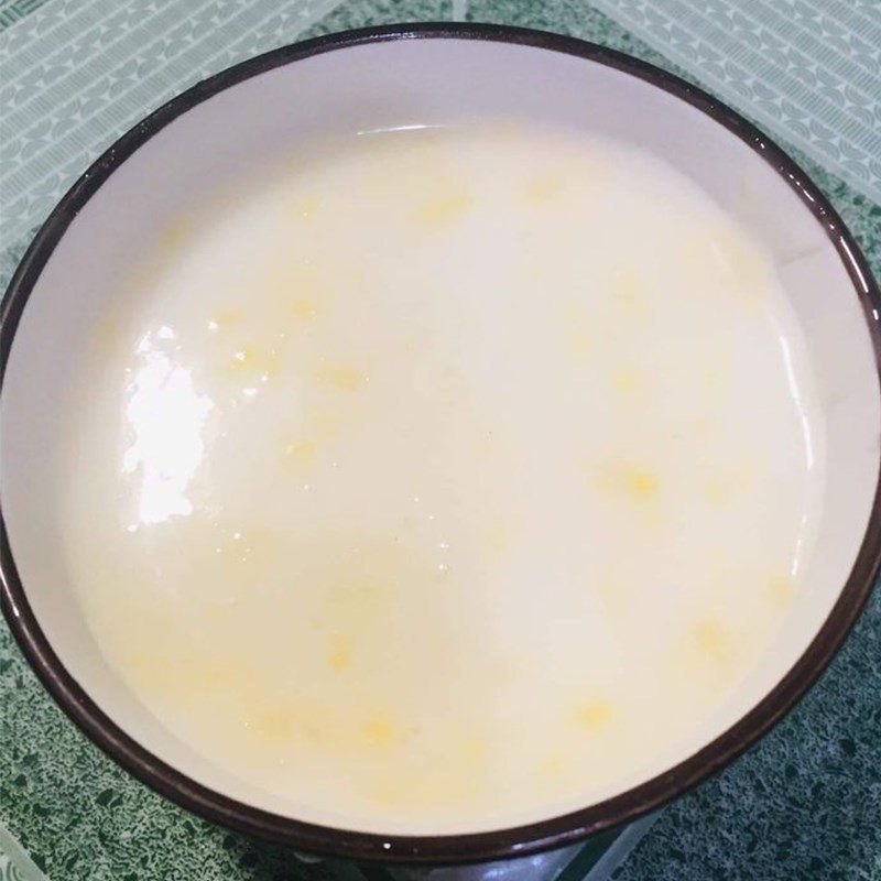 Step 3 Final product Green bean pudding with tapioca starch