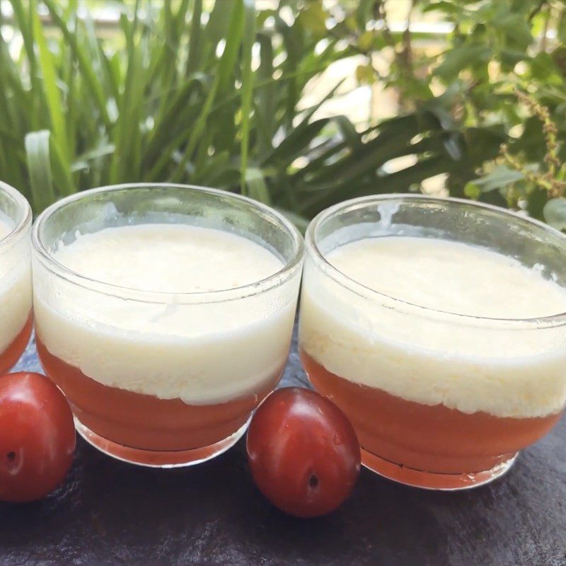 Step 6 Final Product Panna cotta plum
