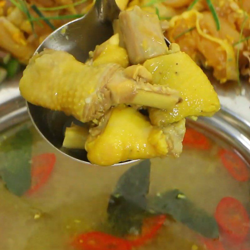 Step 4 Final Product Sour and Spicy Chicken Hotpot