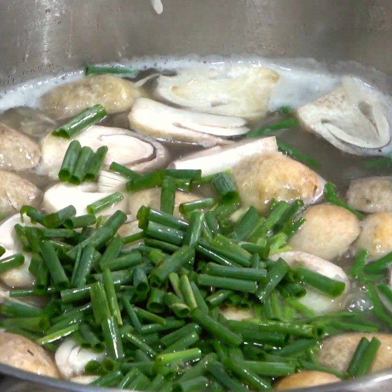 Step 6 Finished Product Eel Porridge with Green Beans