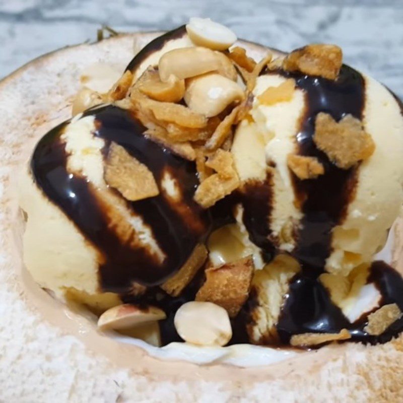 Step 6 Final Product of coconut ice cream