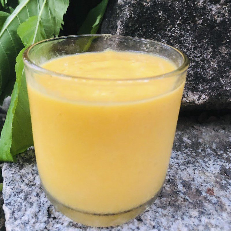 Step 4 Final Product Mango Jackfruit Smoothie with Coconut Milk