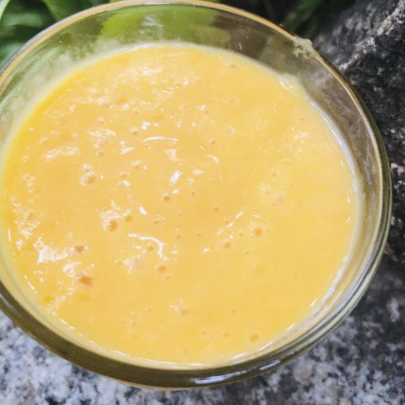 Step 4 Final Product Mango Jackfruit Smoothie with Coconut Milk