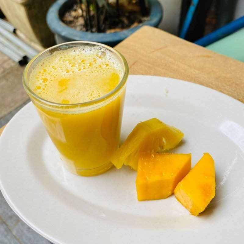 Step 3 Final product Mango pineapple juice (fragrant)