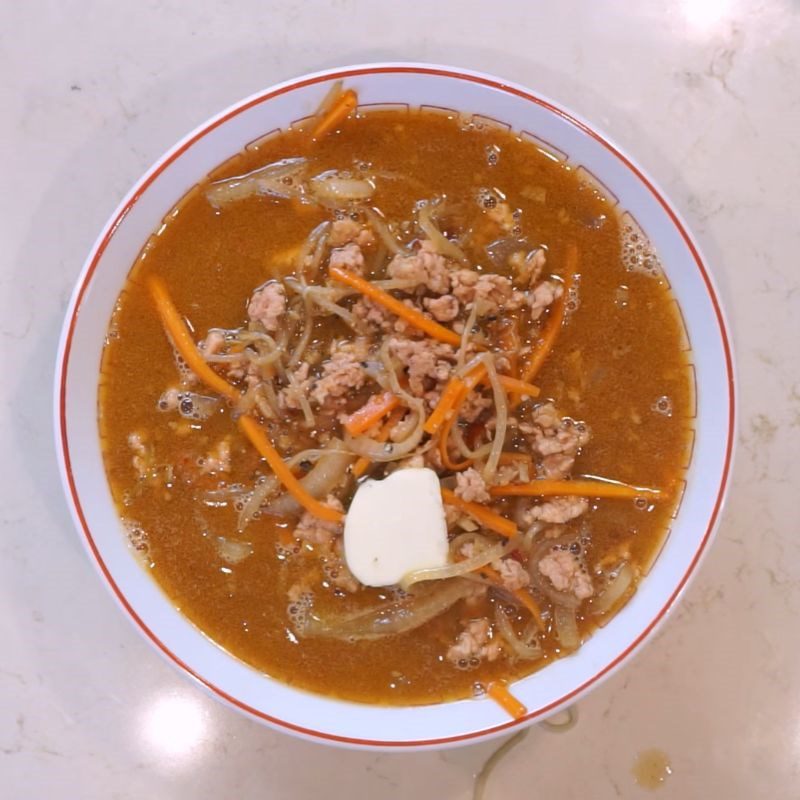 Step 7 Final product Sapporo ramen
