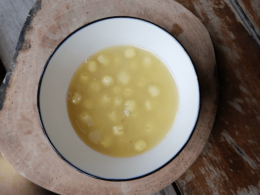 Step 3 Final Product Lotus seed mung bean soup