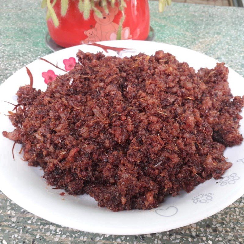Step 4 Final Product Minced meat steamed with shrimp paste