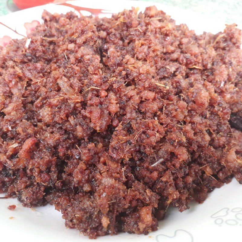Step 4 Final Product Minced meat steamed with shrimp paste