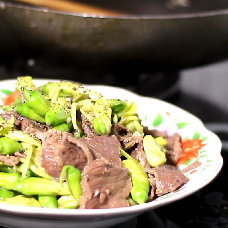 Step 7 Finished Product Stir-fried Beef with Broccoli